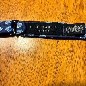 Ted Baker Navy Blue Floral Bow Tie